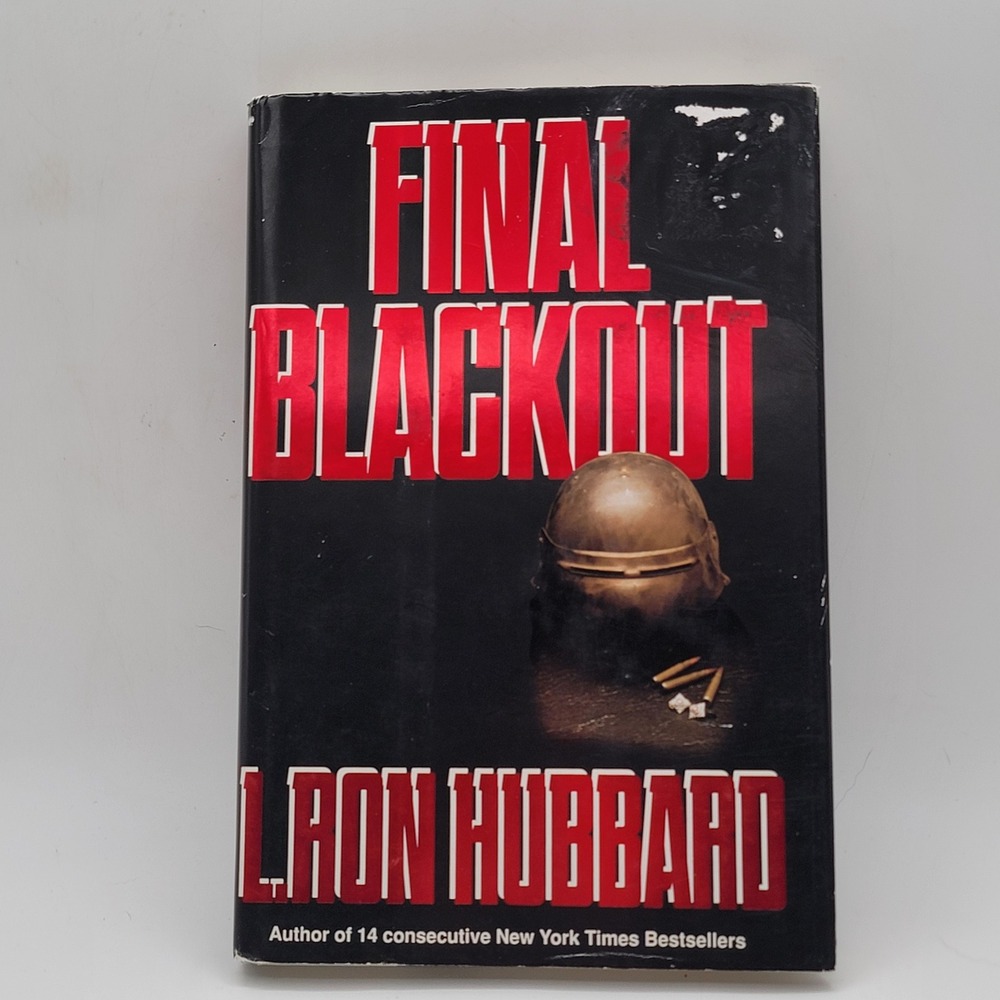 L. Ron Hubbard Final Blackout Hardcover 1988 Printing Sci-Fi Novel‎ Good